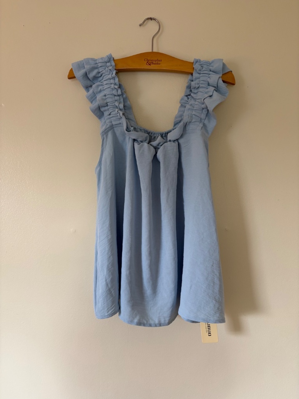 Blue Ruffled Sleep Set - Picture 2 of 7